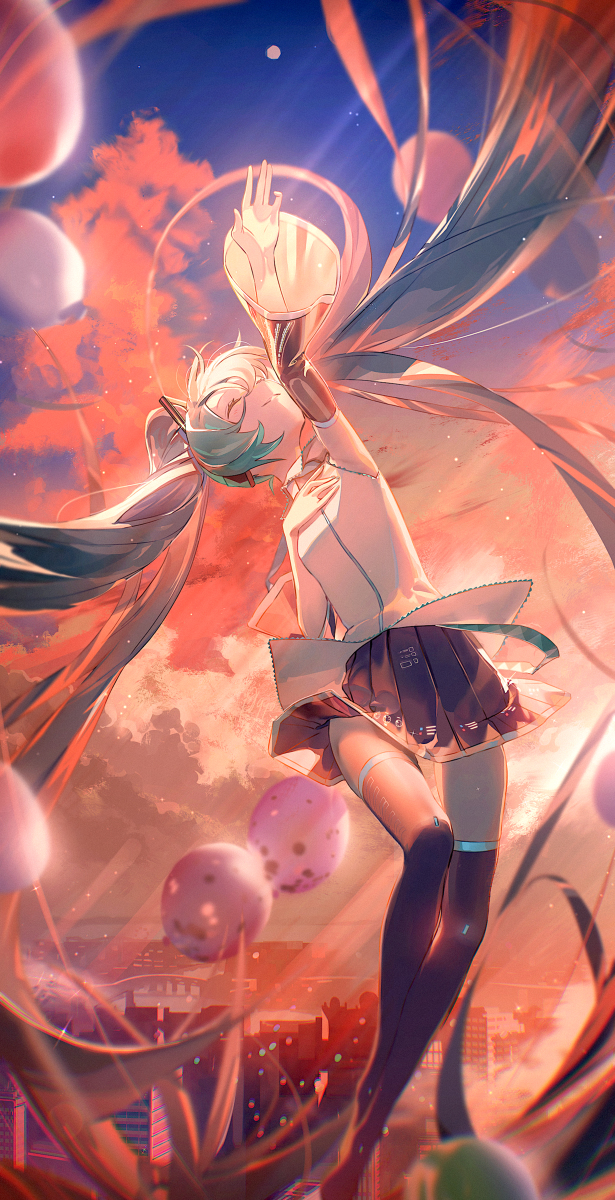 This is a pixiv picture whose title is どこまでも届くよ.