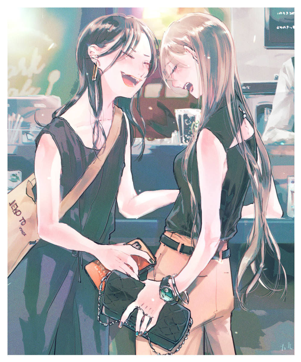 This is a pixiv picture whose title is 創作百合の落書きや漫画まとめ41.