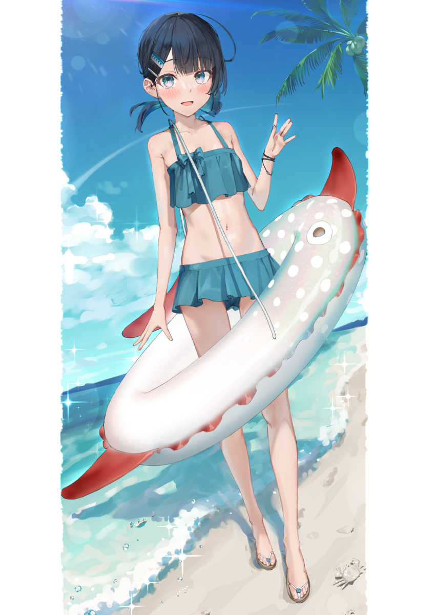 This is a pixiv picture whose title is アカマンボウ浮き輪.