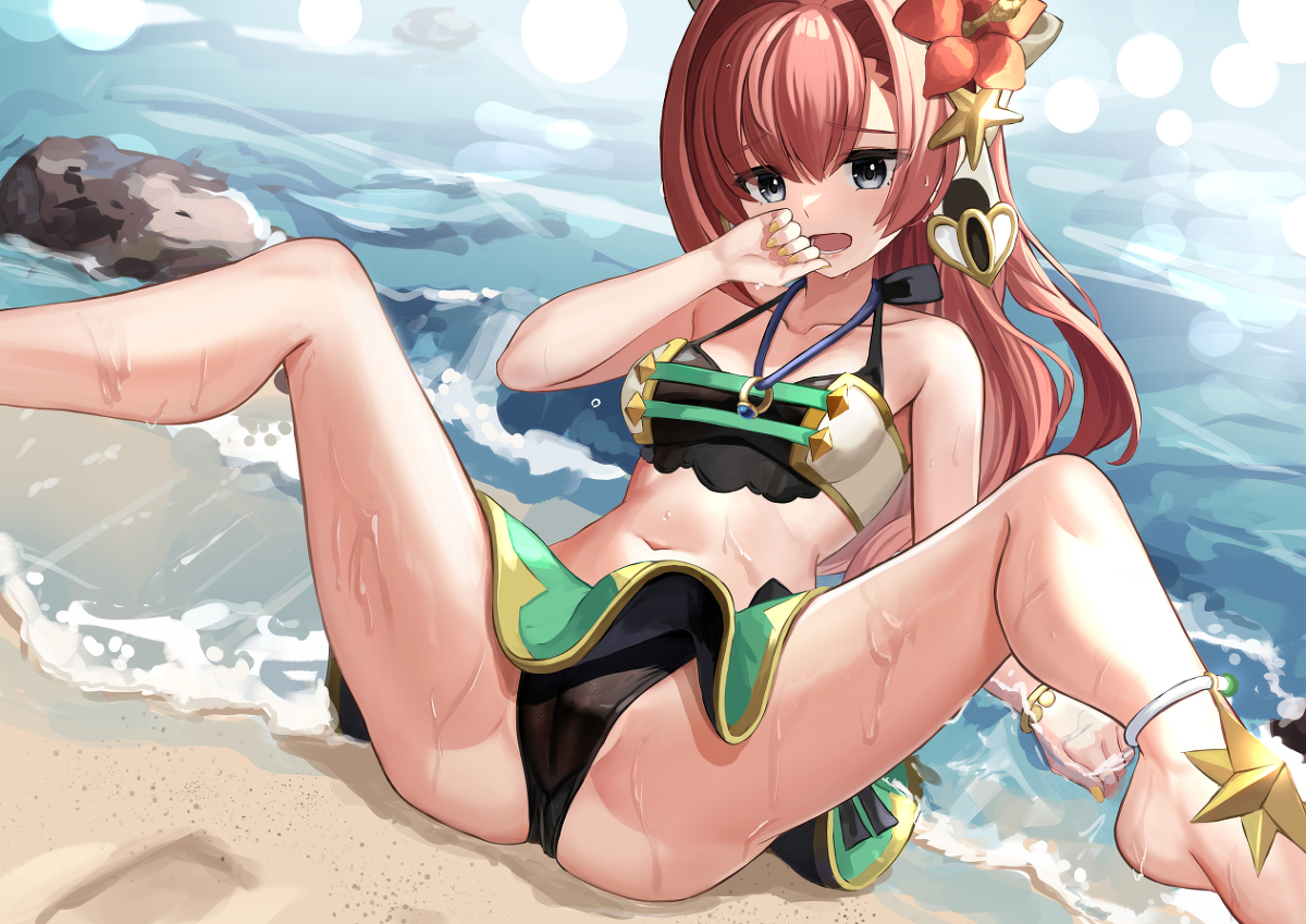 This is a pixiv picture whose title is 水着ソロモン.
