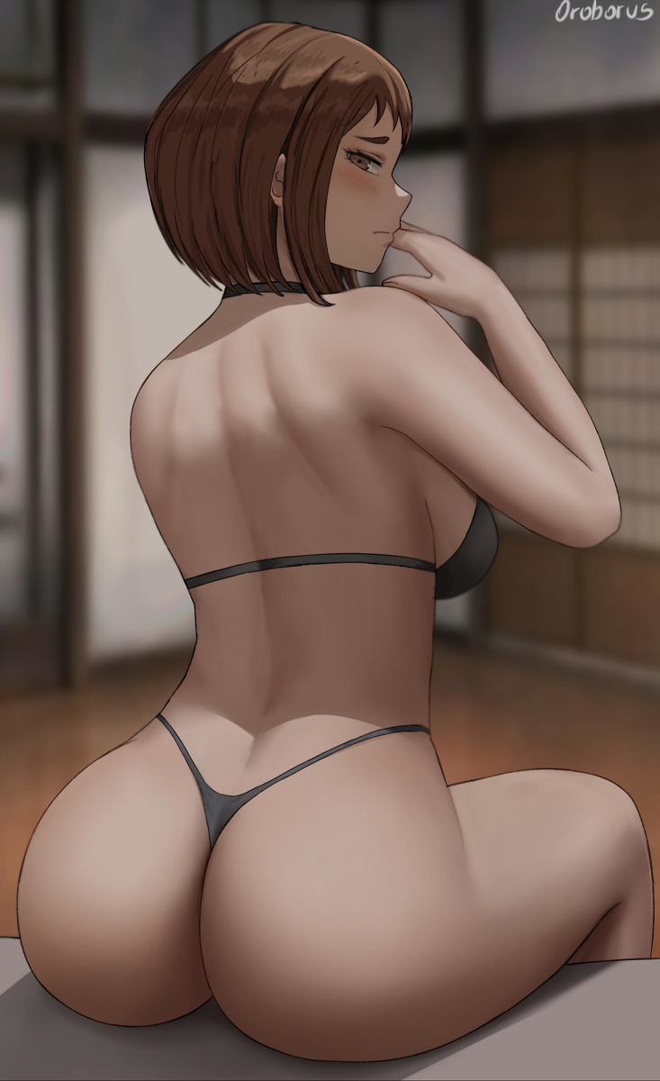 This is a pixiv picture whose title is Uraraka.