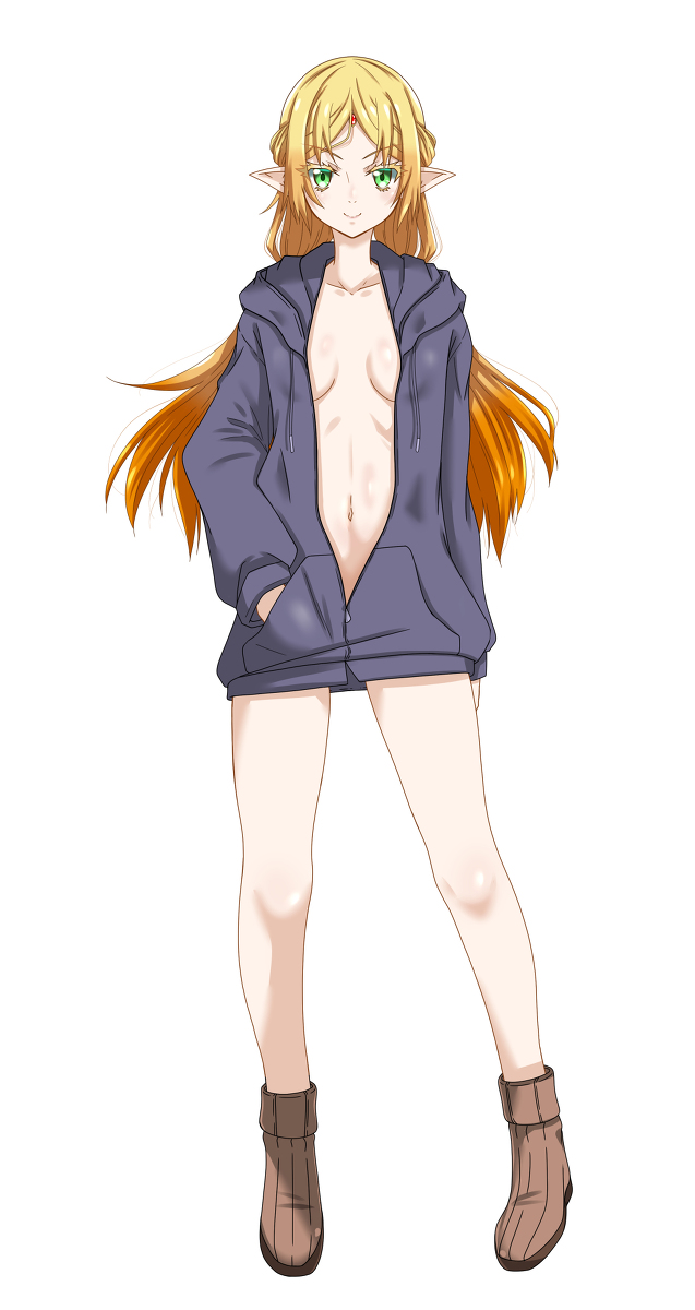 This is a pixiv picture whose title is エルフ.