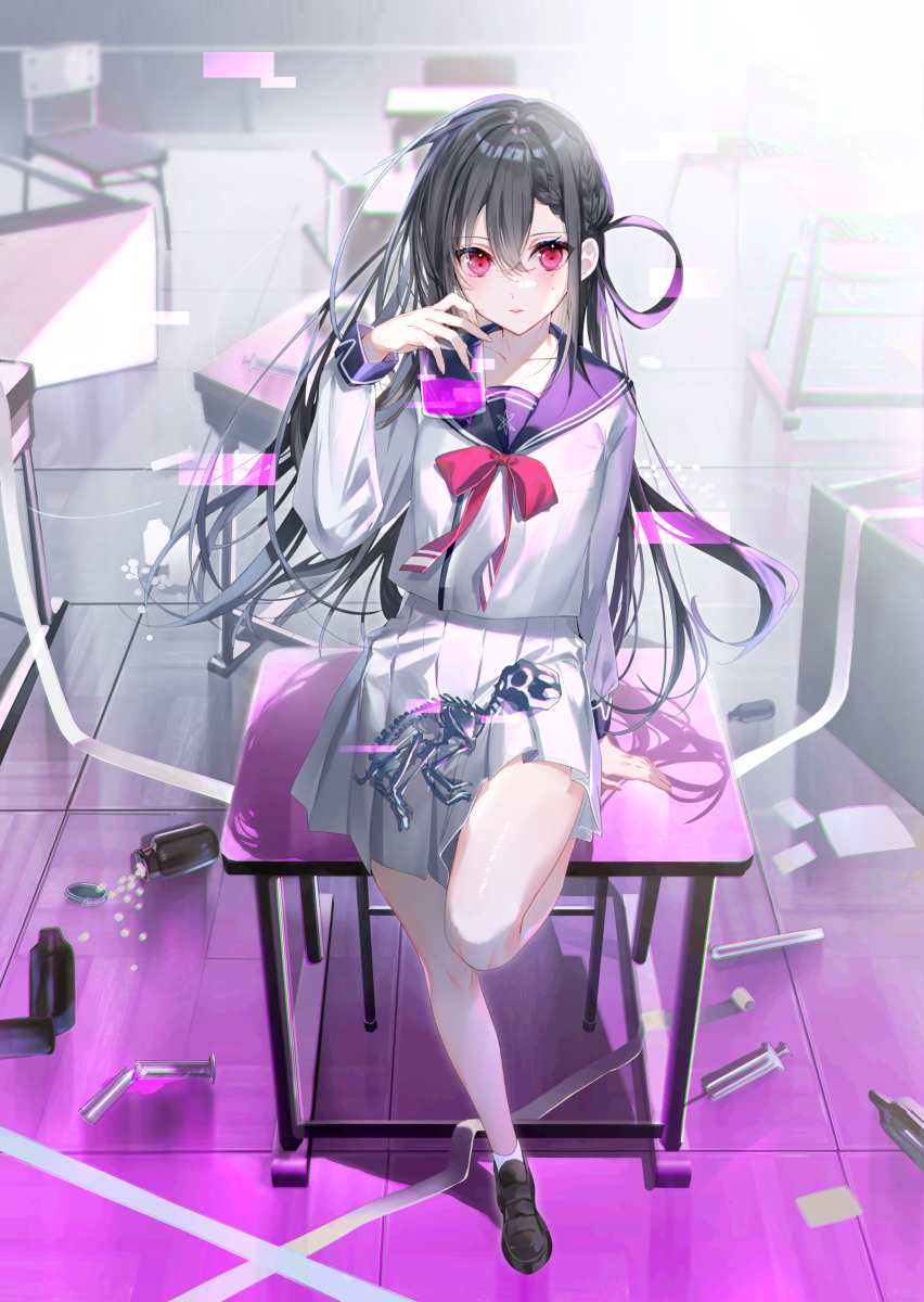 This is a pixiv picture whose title is 怪物中毒.