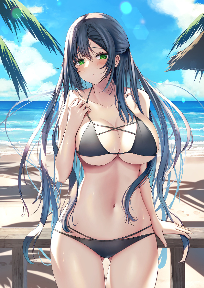 This is a pixiv picture whose title is 水着クラスメイトちゃん.