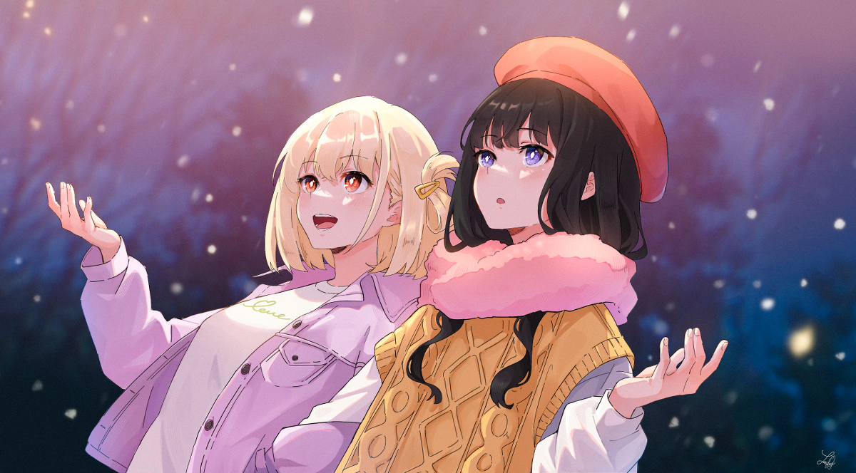 This is a pixiv picture whose title is ❄️🌨️.