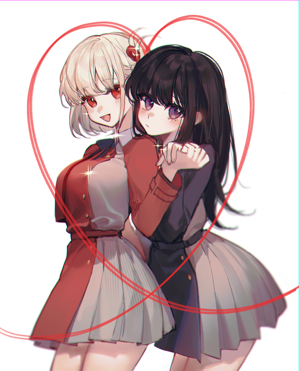This is a pixiv picture whose title is リコリス・リコイル.