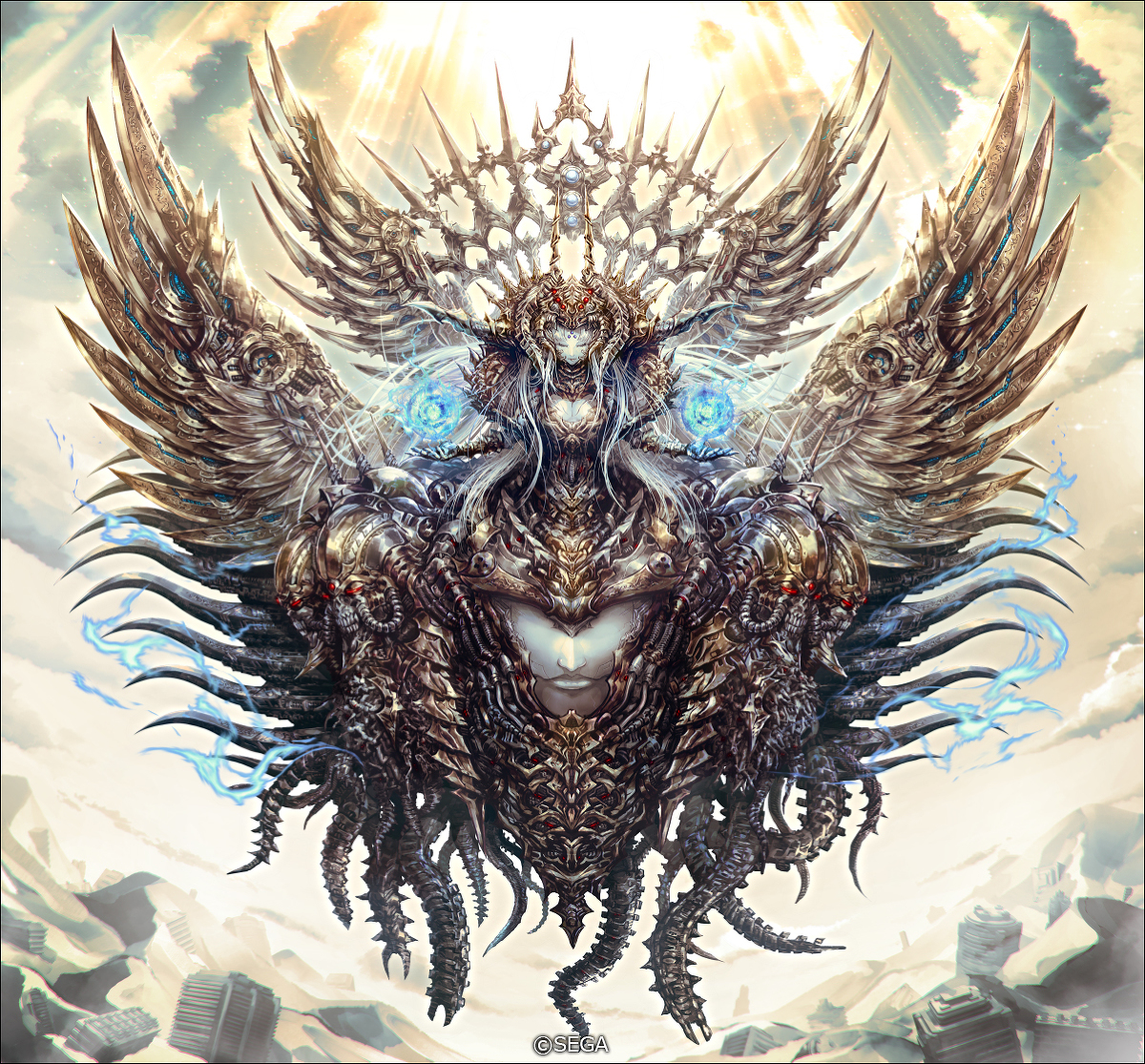This is a pixiv picture whose title is マルクトの女神.