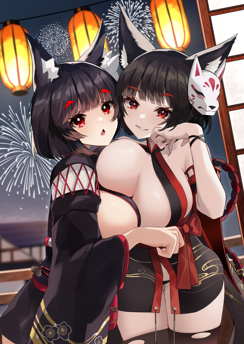 This is a pixiv picture whose title is アズレン５周年おめでとう！.