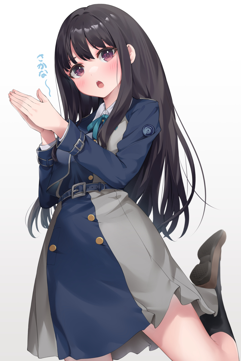 This is a pixiv picture whose title is たきなちゃんの可愛いポーズとおぱん♥.