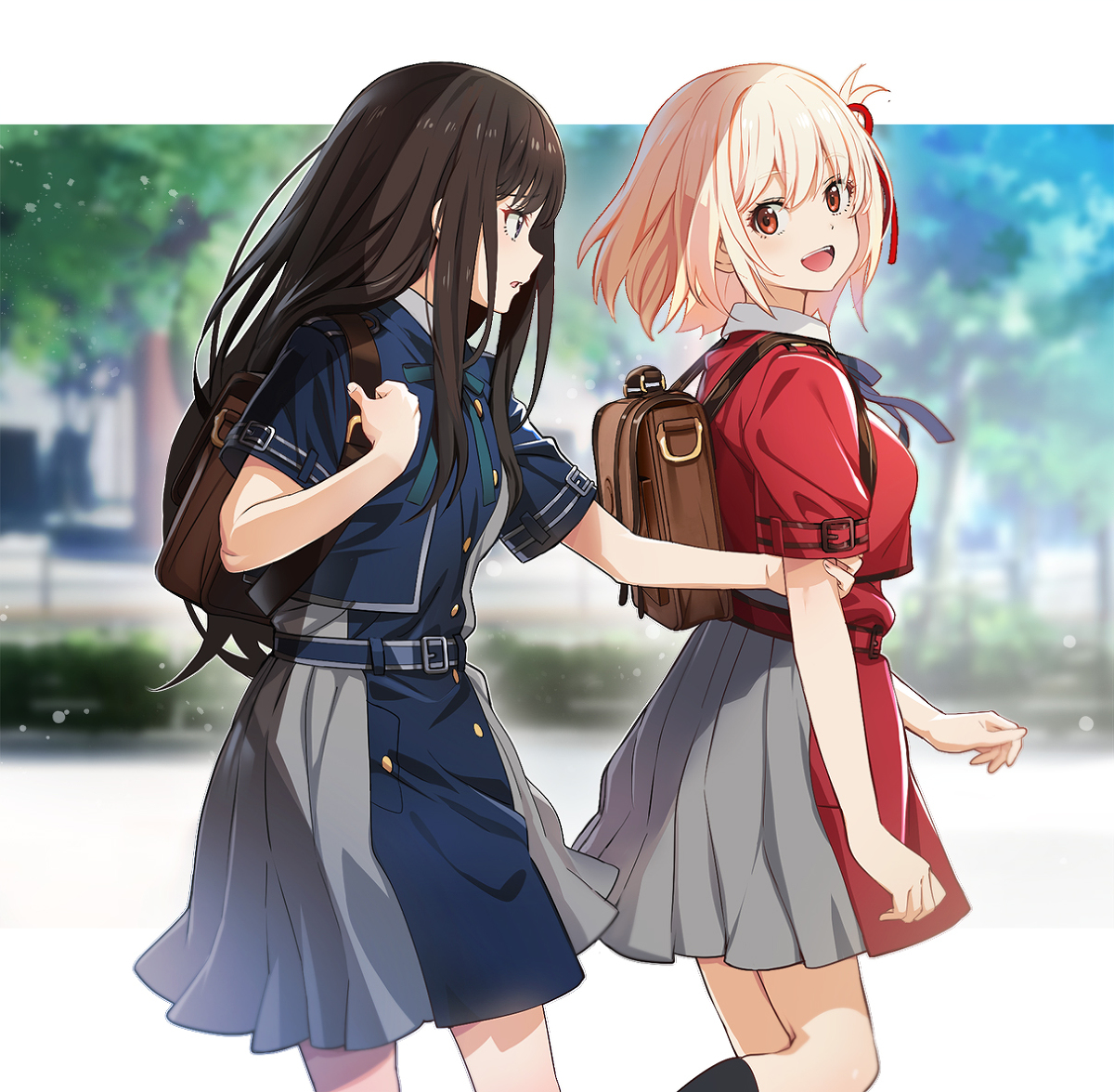 This is a pixiv picture whose title is 走らないでください.