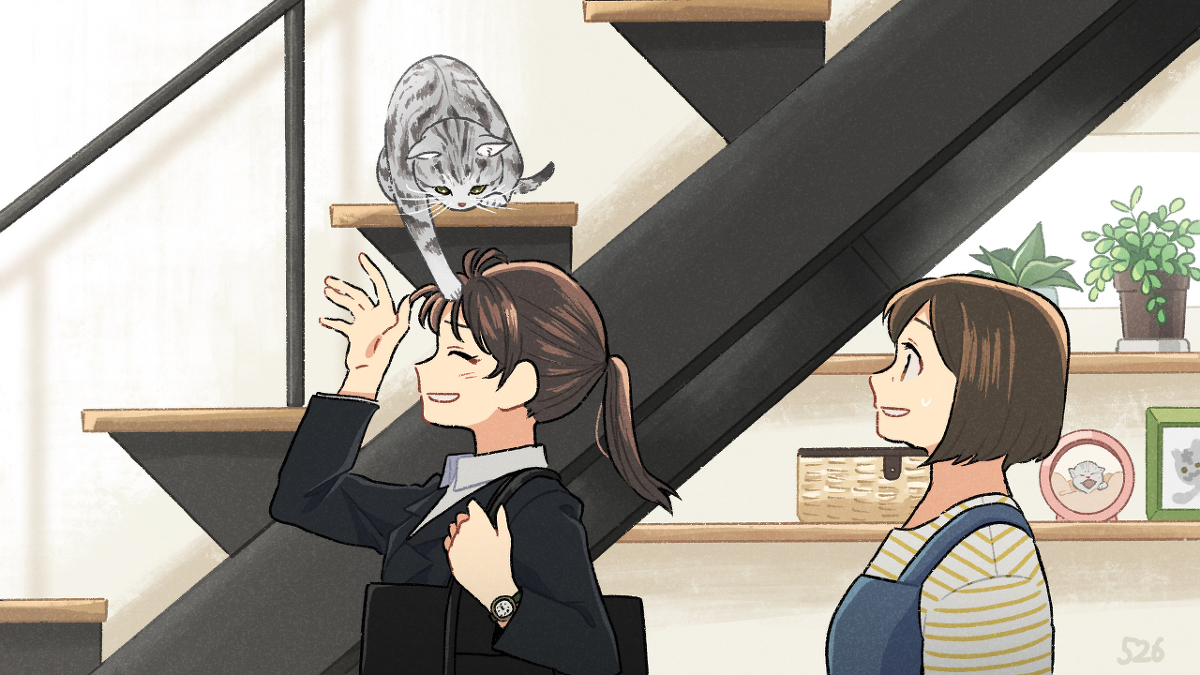 This is a pixiv picture whose title is お見送りパンチ.