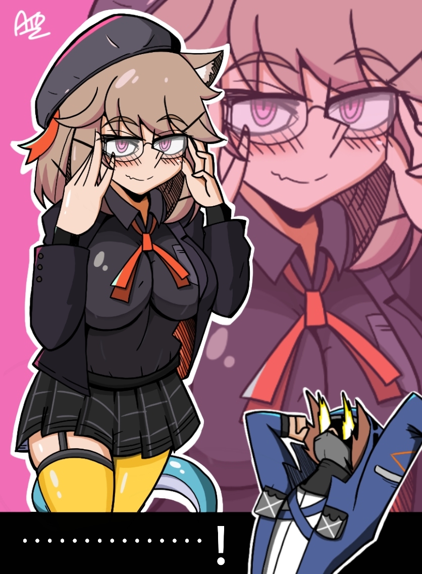 This is a pixiv picture whose title is 宴小姐，凶器隐藏～.