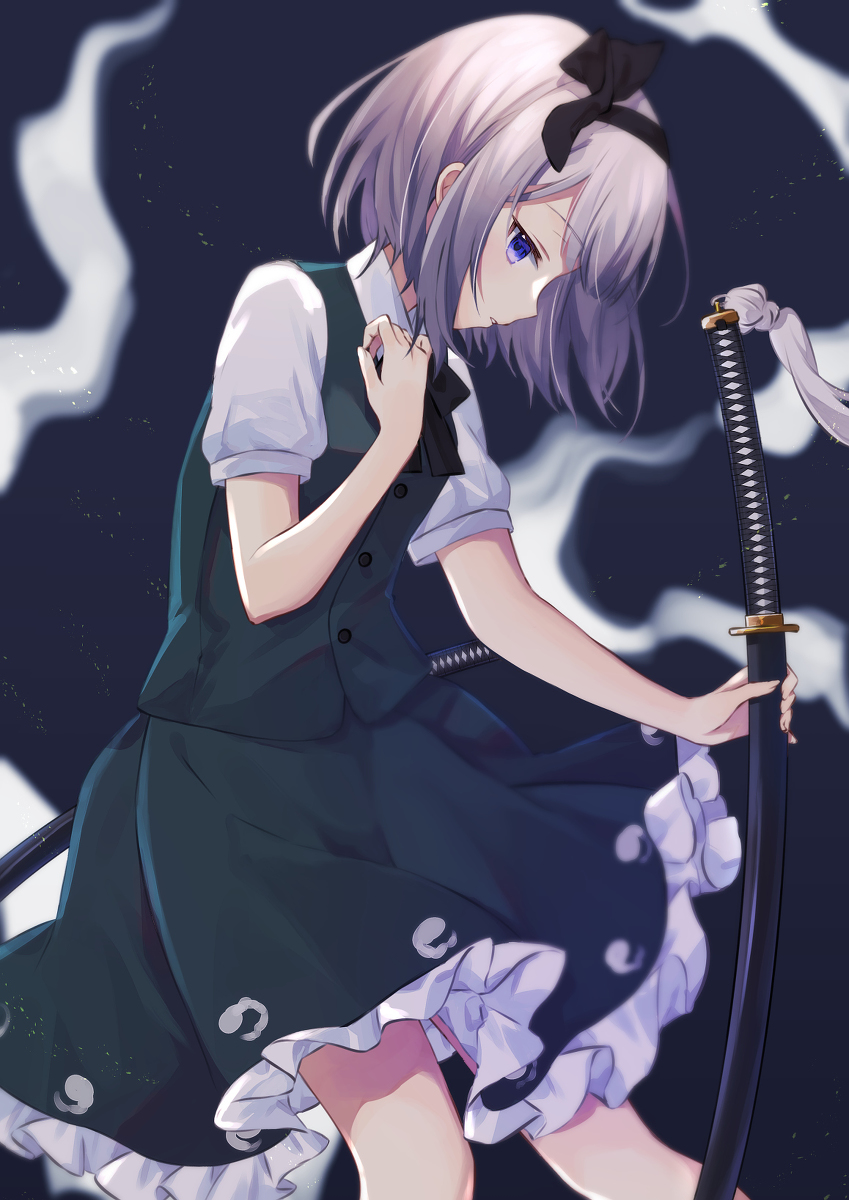 This is a pixiv picture whose title is 妖夢.