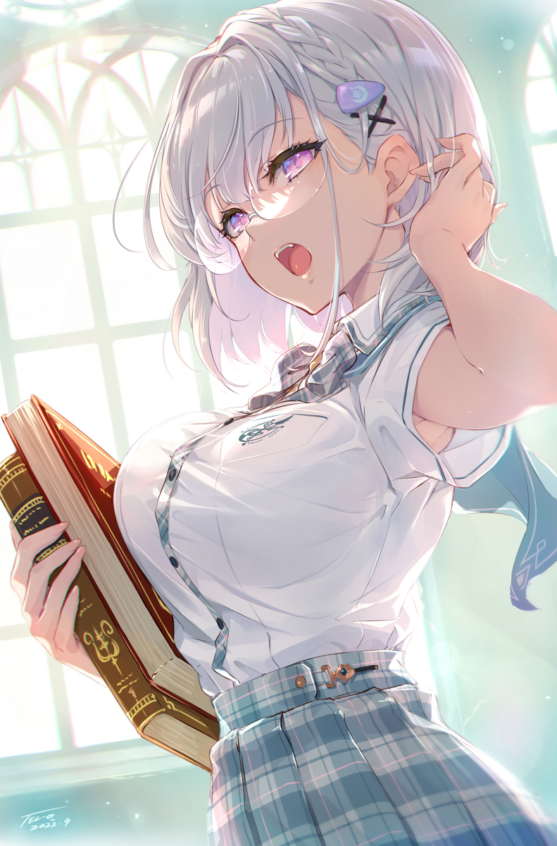 This is a pixiv picture whose title is ツンとした態度.