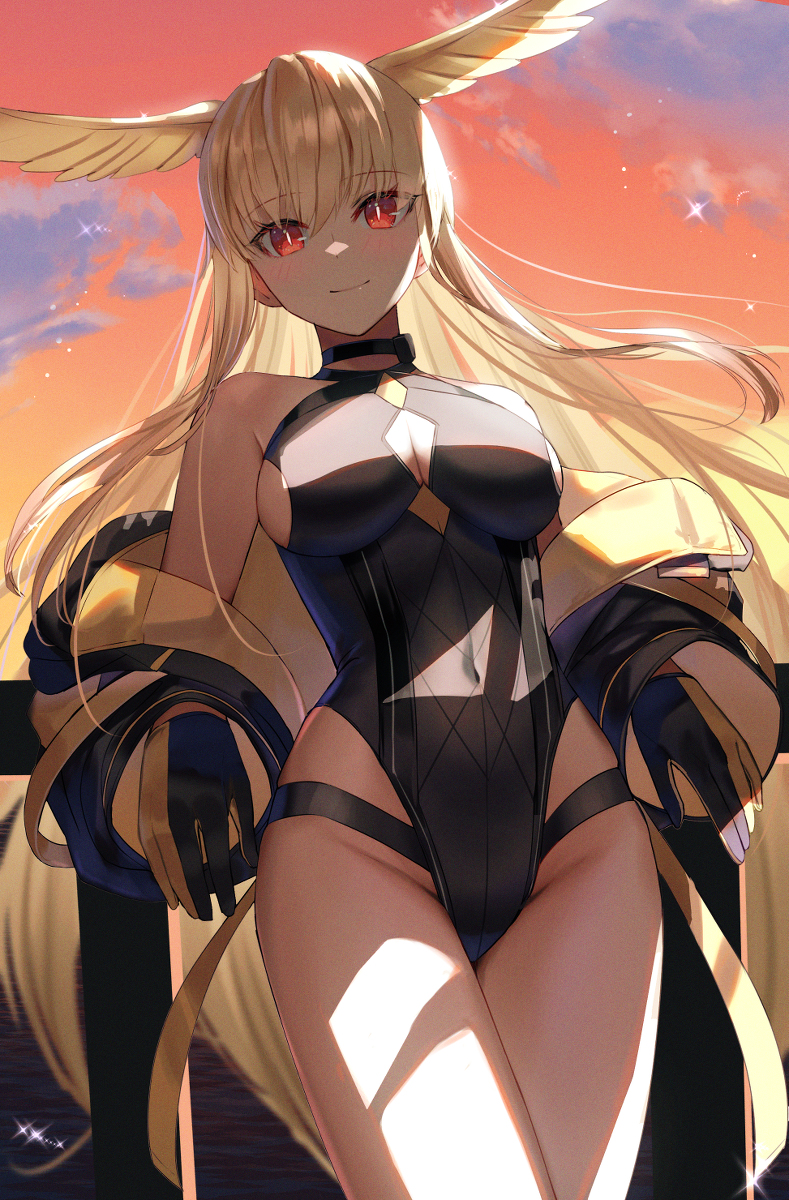 This is a pixiv picture whose title is 水着スルーズ.