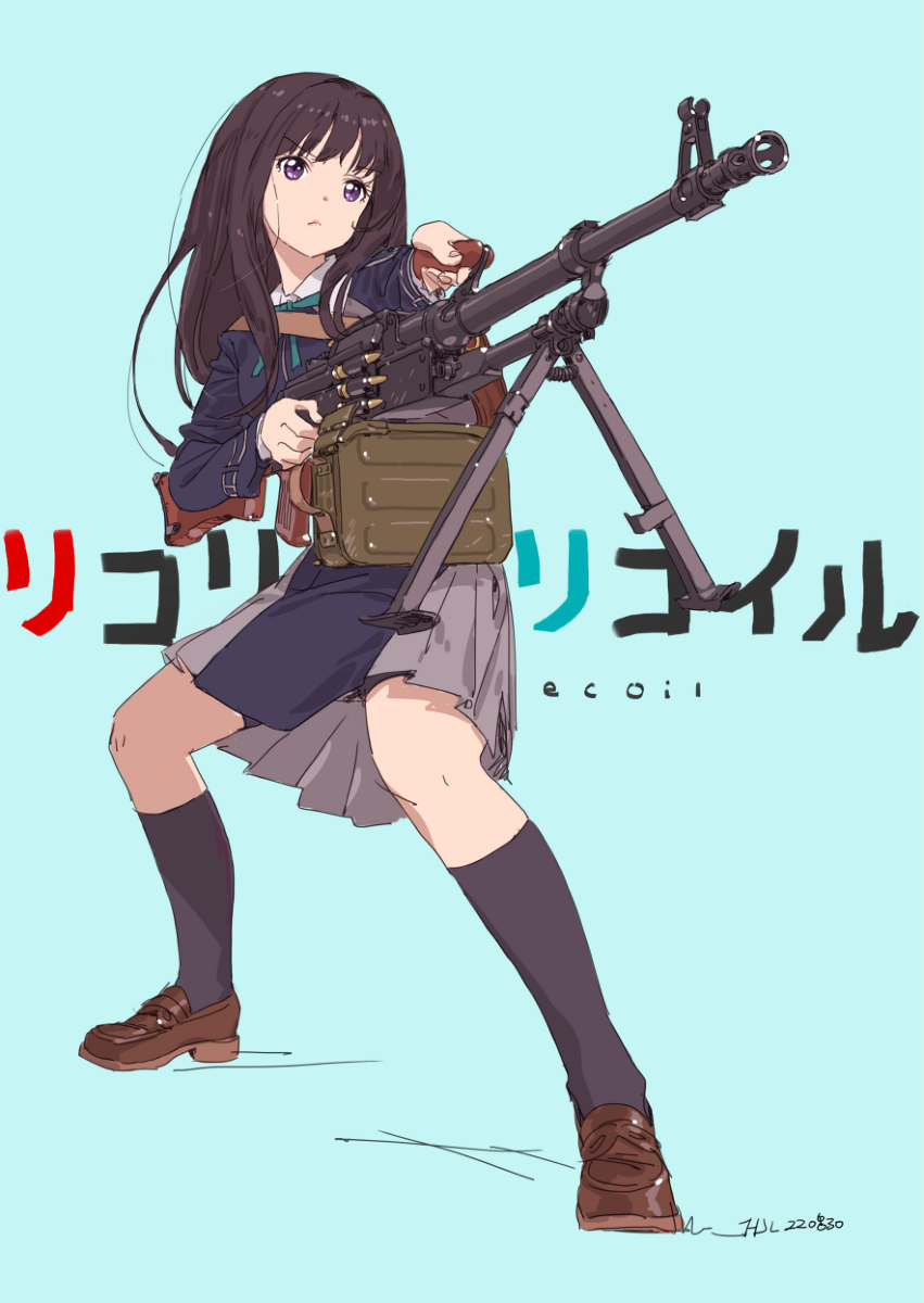 This is a pixiv picture whose title is リコリコ.