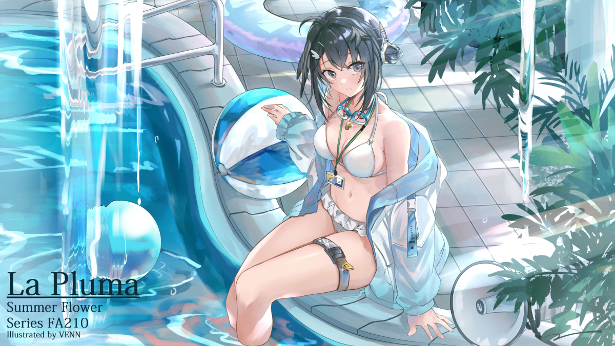 This is a pixiv picture whose title is La Pluma.