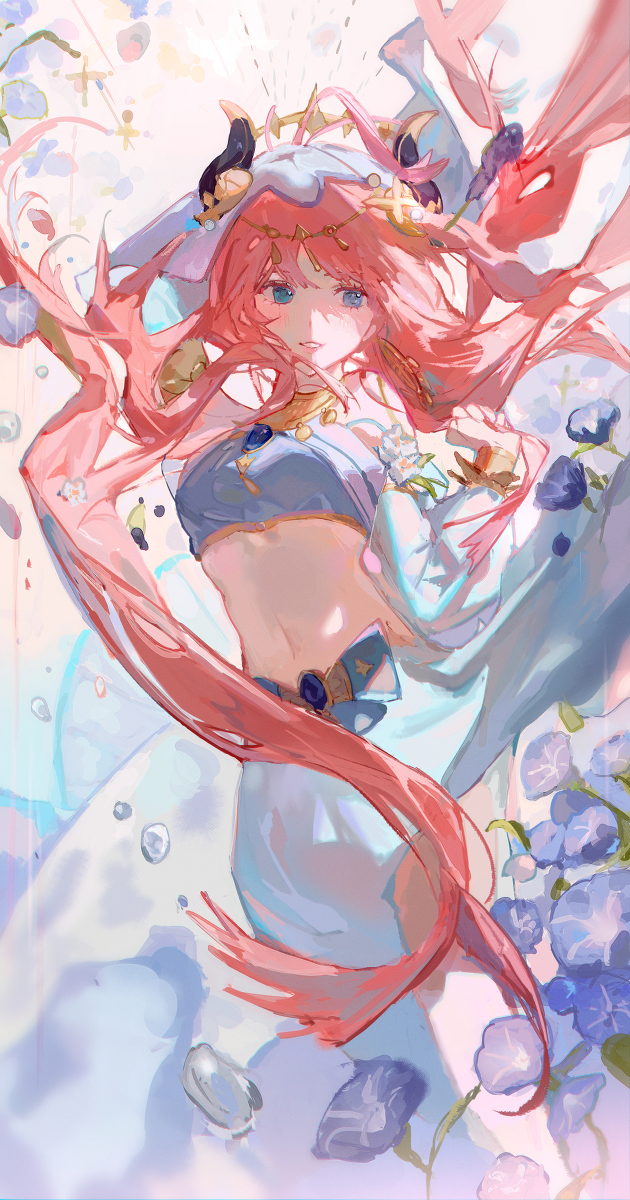 This is a pixiv picture whose title is 妮露.