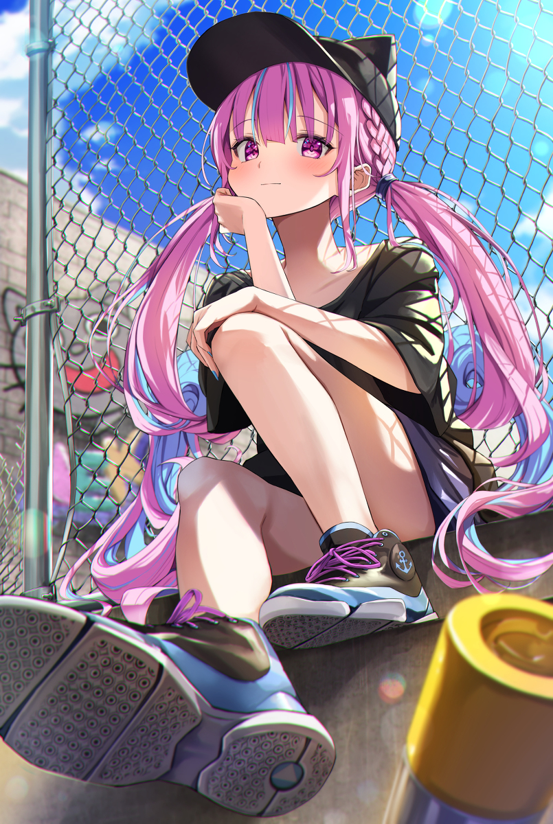 This is a pixiv picture whose title is たぶんまだ夏.
