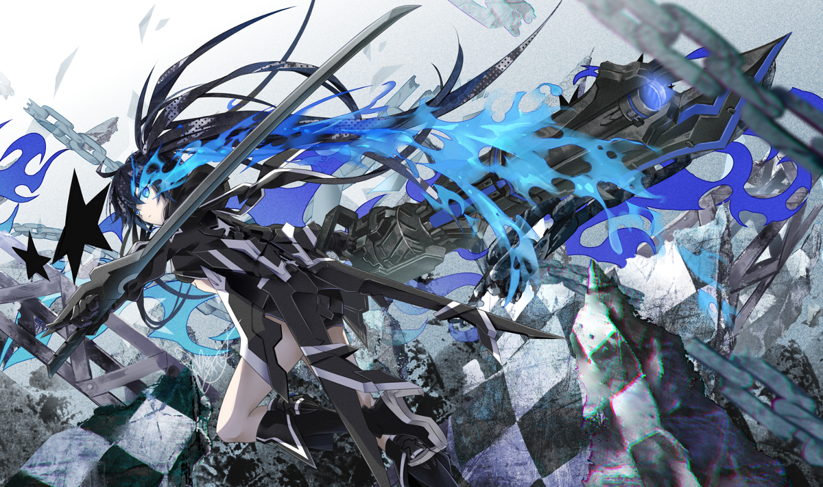 This is a pixiv picture whose title is ブラック★ロックシューター.