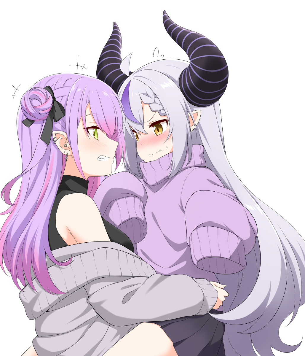 This is a pixiv picture whose title is 「へー トワを慰めたいの?」.