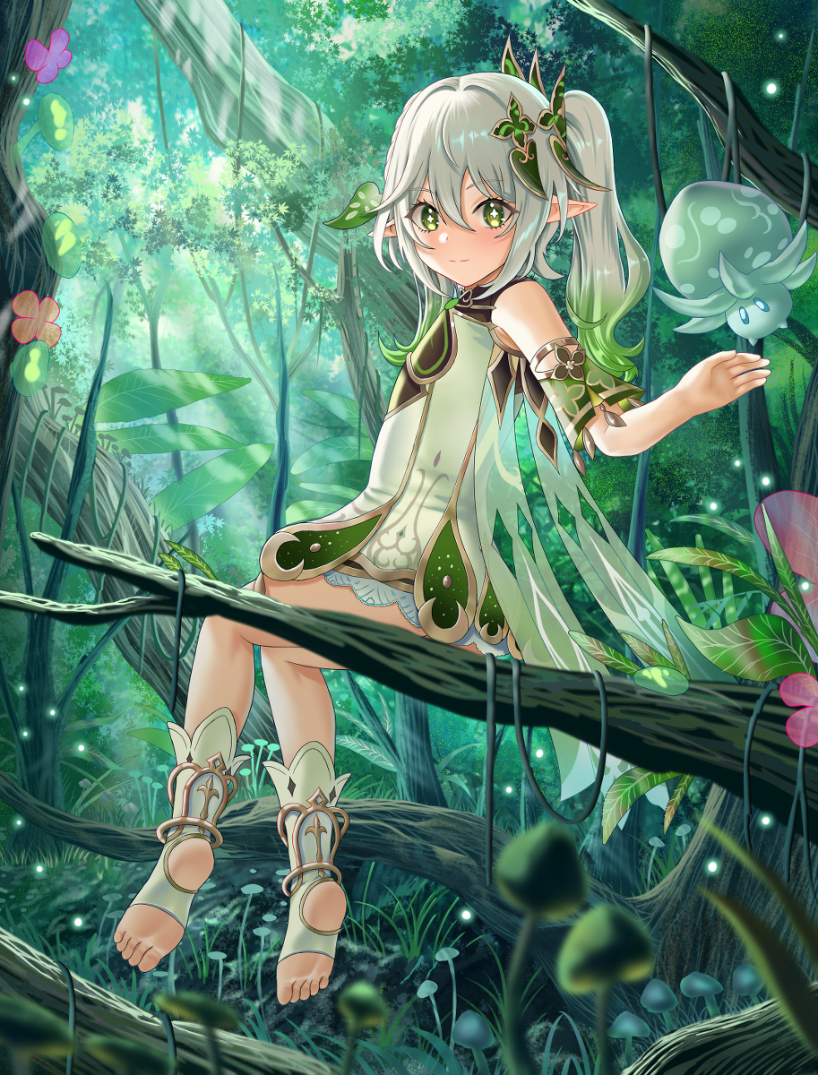 This is a pixiv picture whose title is Nahida.