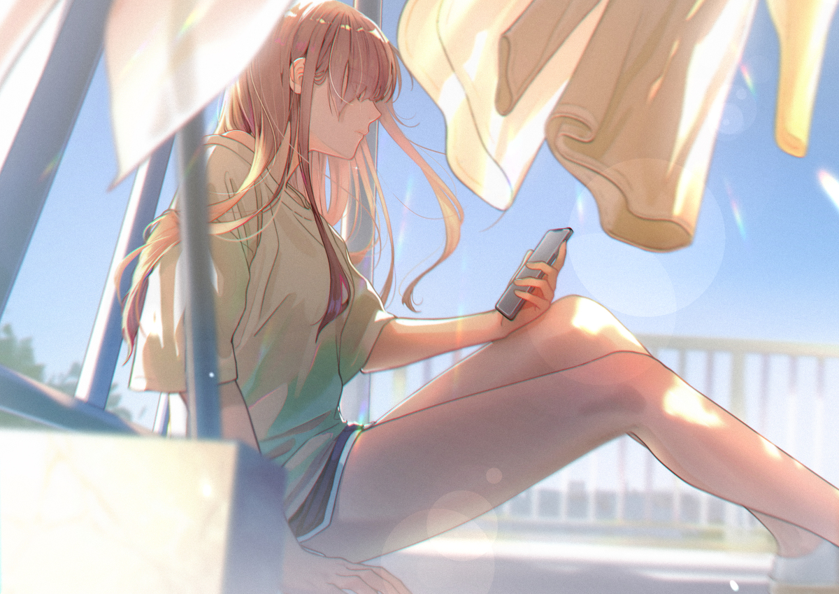 This is a pixiv picture whose title is もう既読はつかないね.