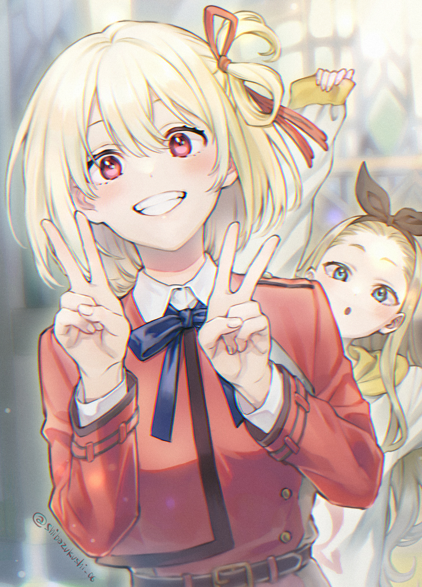 This is a pixiv picture whose title is へいピース.