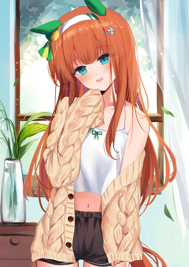 This is a pixiv picture whose title is 部屋着スズカさん.