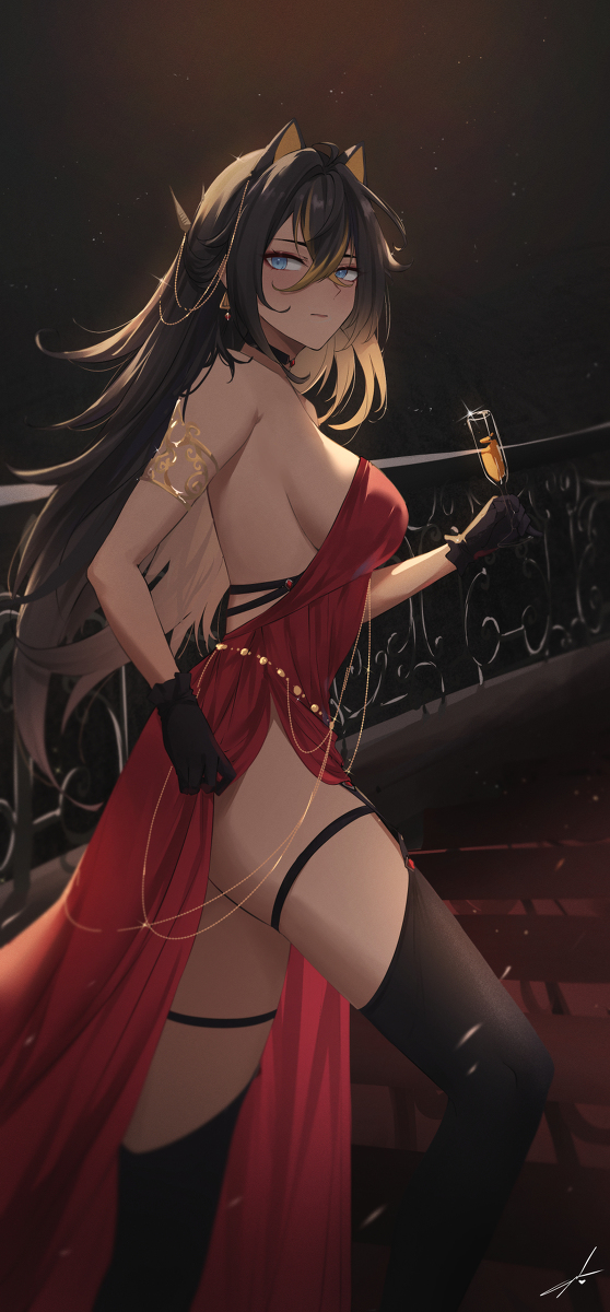 This is a pixiv picture whose title is Dehya.