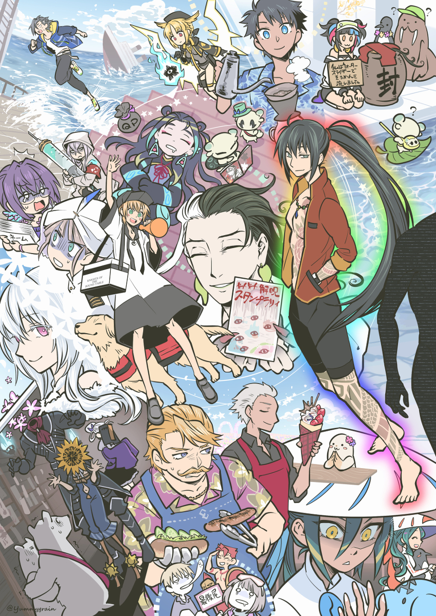 This is a pixiv picture whose title is ありがとうアークティックサマー.