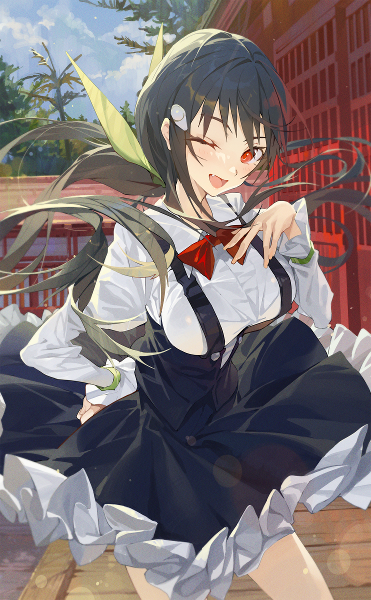 This is a pixiv picture whose title is 神様 真宵.