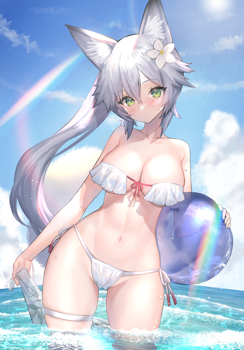 This is a pixiv picture whose title is 【twitter】水着絵まとめ2022🏝️.