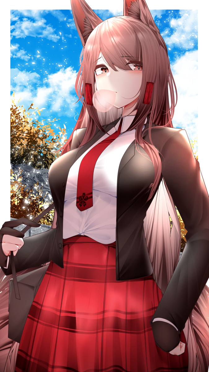 This is a pixiv picture whose title is Akagi.