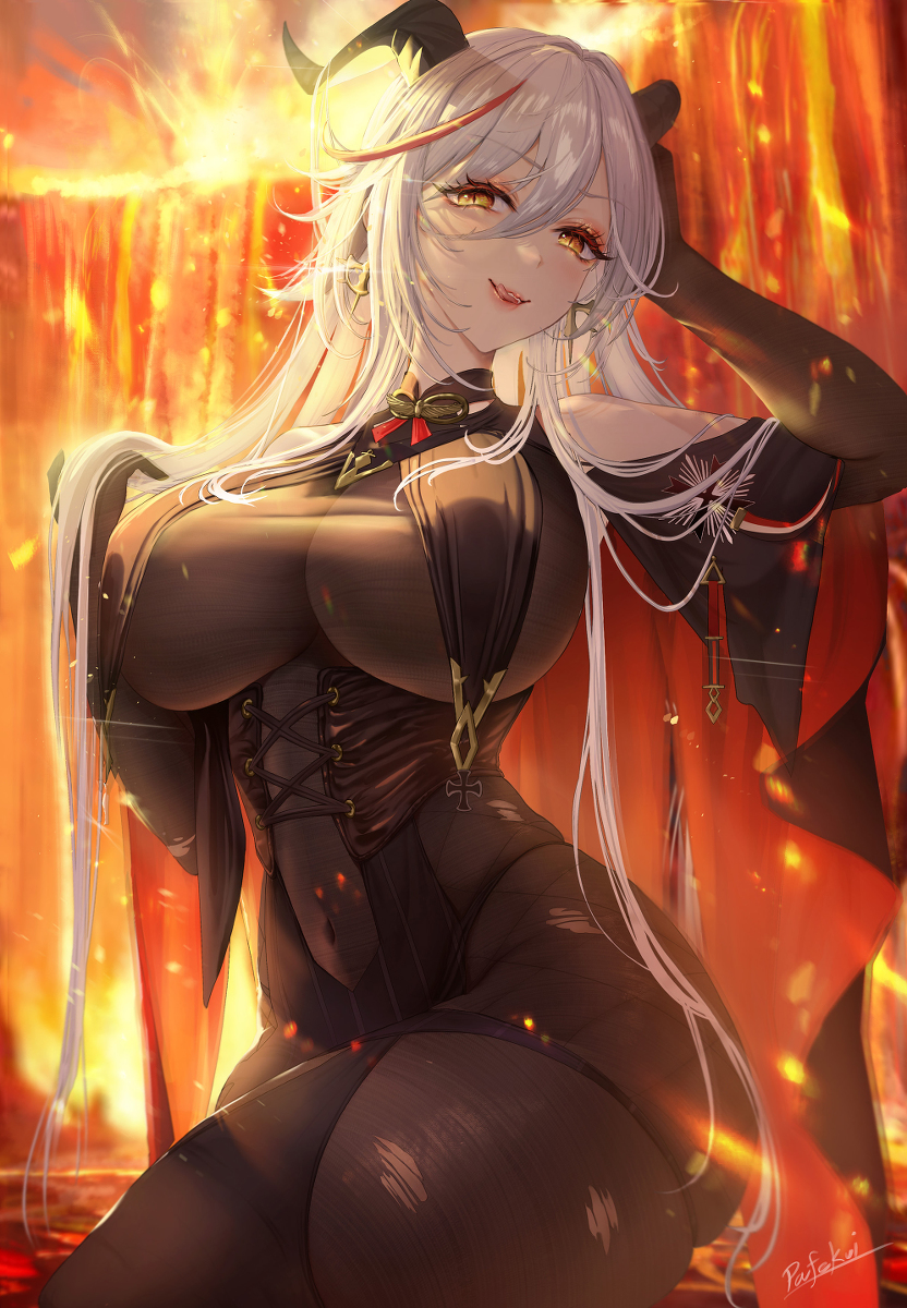 This is a pixiv picture whose title is エーギル🔥🔥.