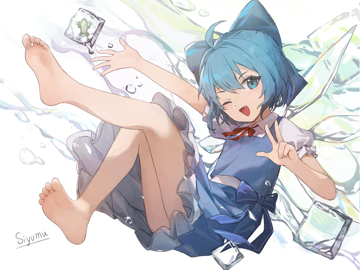 This is a pixiv picture whose title is チルノ.