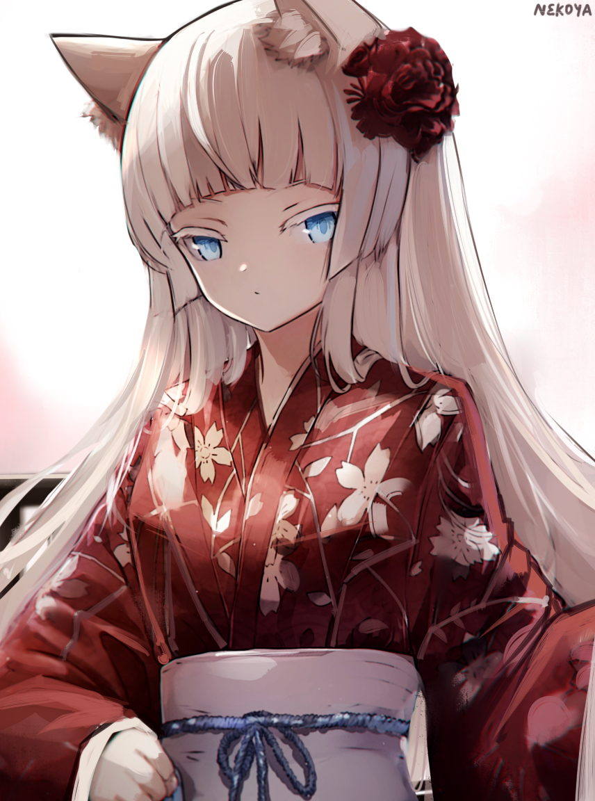 This is a pixiv picture whose title is "浴衣".