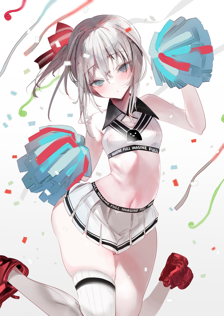 This is a pixiv picture whose title is 葉一(チアガール).