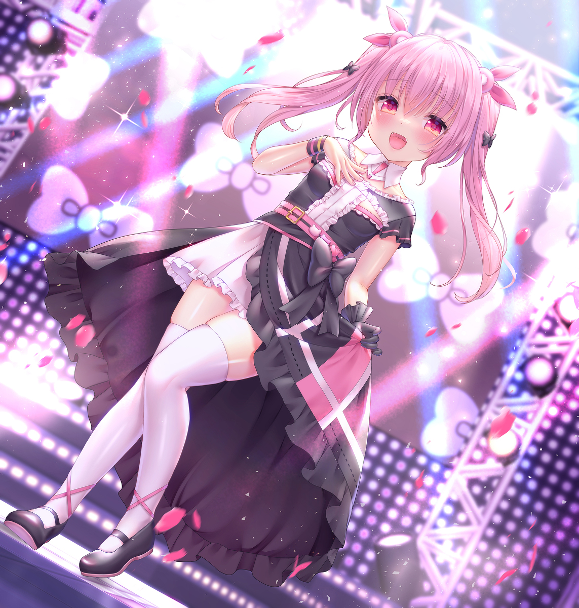 This is a pixiv picture whose title is 姫熊りぼんちゃんワンマンライブ🧸💝.