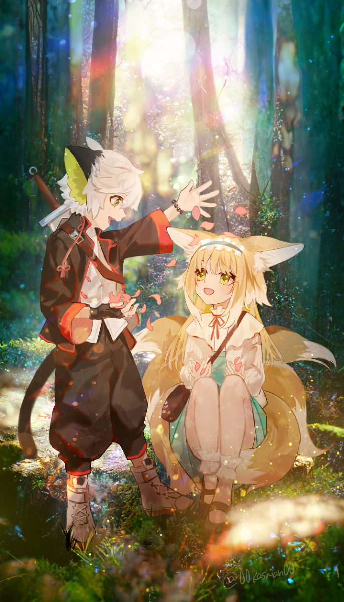 This is a pixiv picture whose title is コラボおめでとう絵.