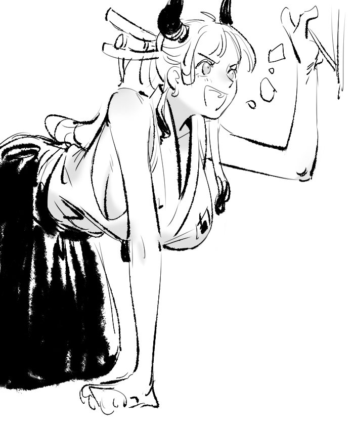 This is a pixiv picture whose title is op doodles 64.