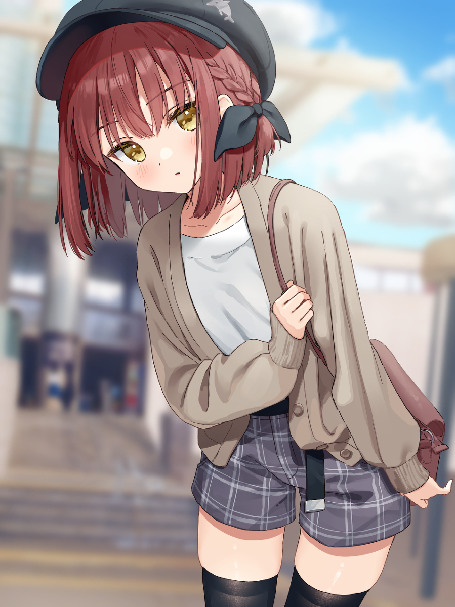 This is a pixiv picture whose title is 「お、お待たせしました」.