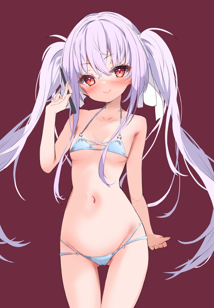 This is a pixiv picture whose title is ビキニなななちゃん.