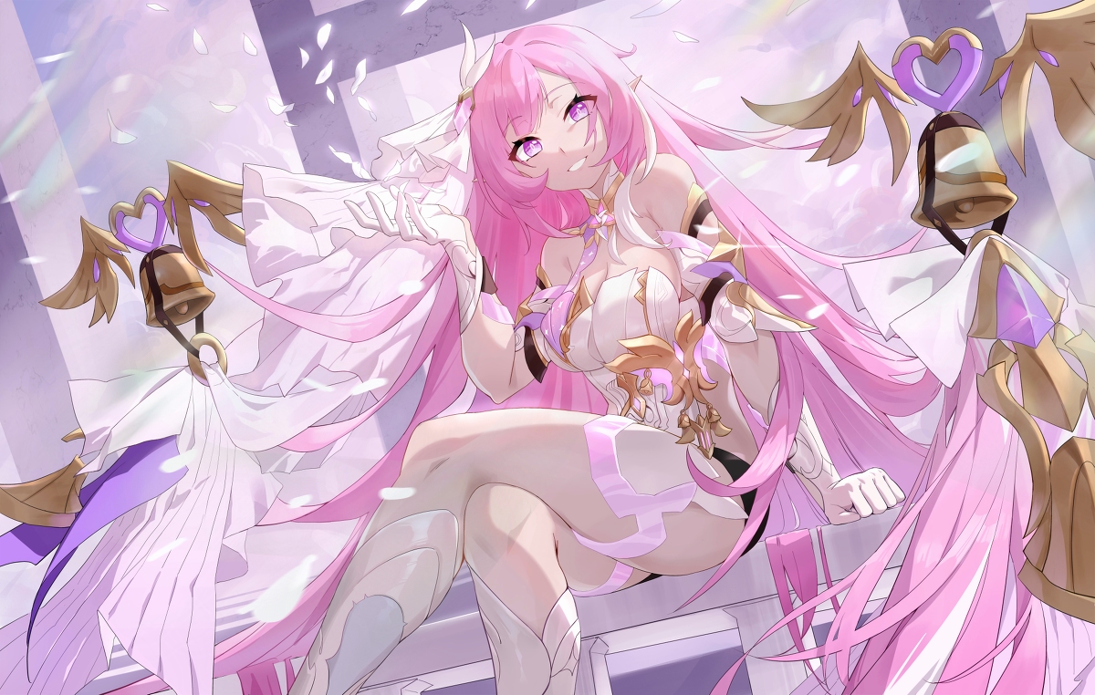 This is a pixiv picture whose title is 爱莉.