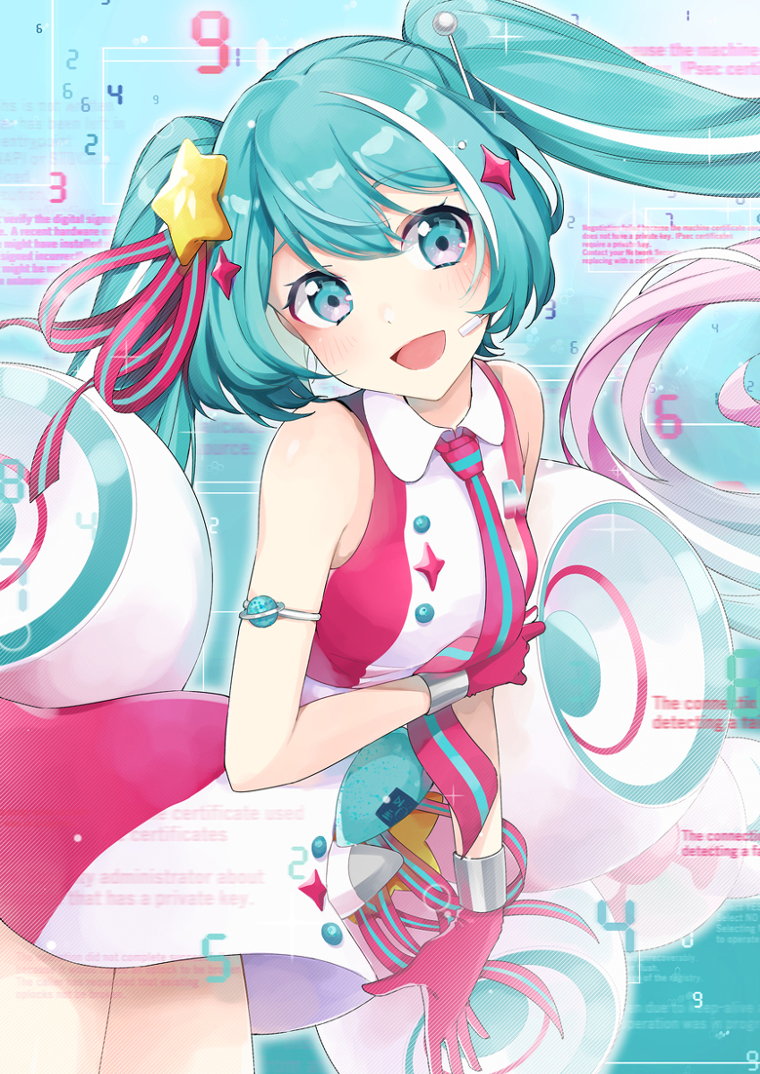 This is a pixiv picture whose title is マジカルミライ10th.