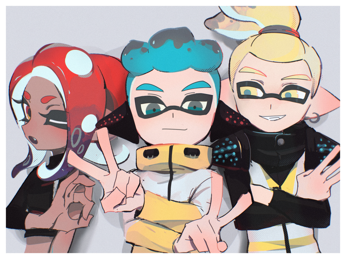 This is a pixiv picture whose title is Splatoon詰め.