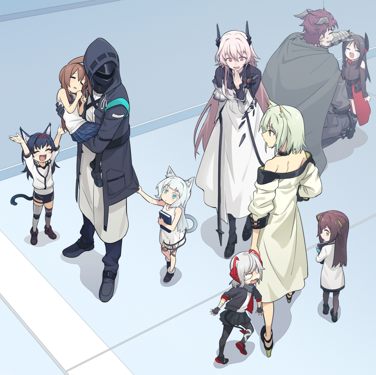 This is a pixiv picture whose title is 方舟幼儿园.