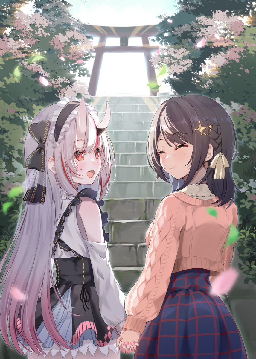 This is a pixiv picture whose title is とある春のあやすば.