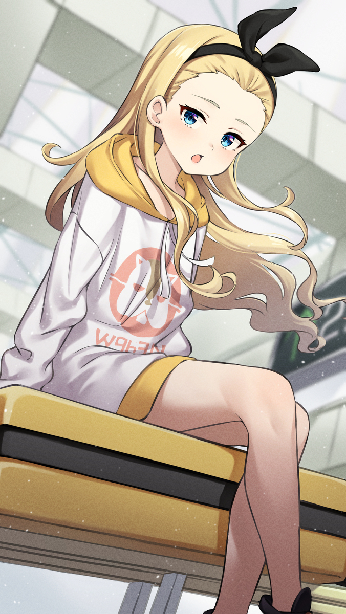 This is a pixiv picture whose title is スタイリッシュ階段下り.