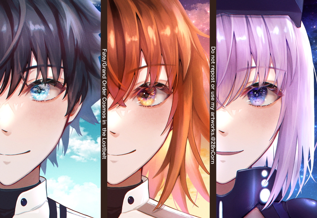 This is a pixiv picture whose title is 汎人類史の空.